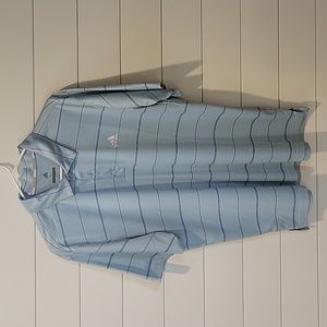 Adidas Golf Shirt  L  Blue